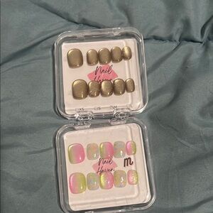 Short press on nail bundle